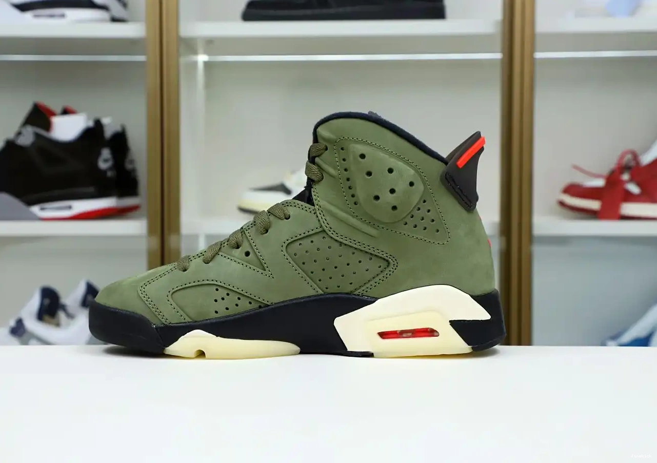 JORDAN 6 SCOTT AIR 'OLIVE' TRAVIS RETRO X 0403
